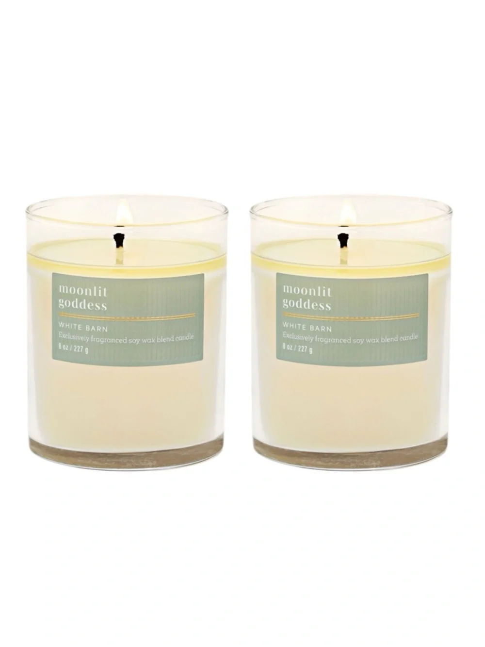 Bath & Body Works MOONLIT GODDESS Single-Wick Candle X 2 - Picture 6 of 6